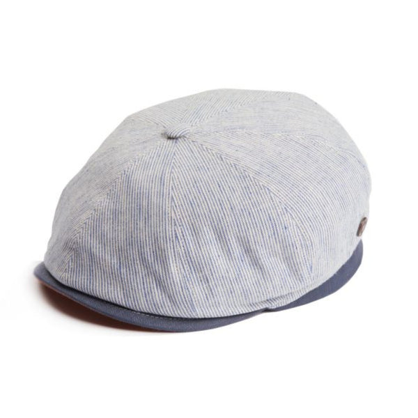 The Hat Shop Dasmarca Raggie Cotton/Linen Bakerboy Cap 'Natural'