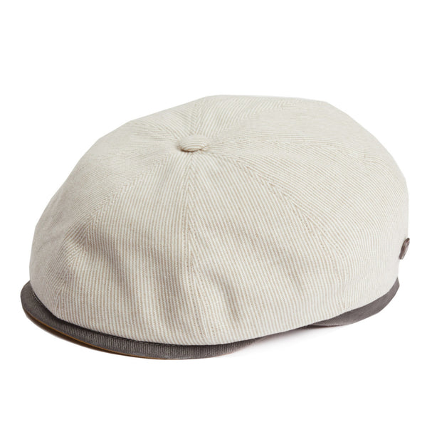 The Hat Shop Dasmarca Raggie Cotton/Linen Bakerboy Cap 'Natural'