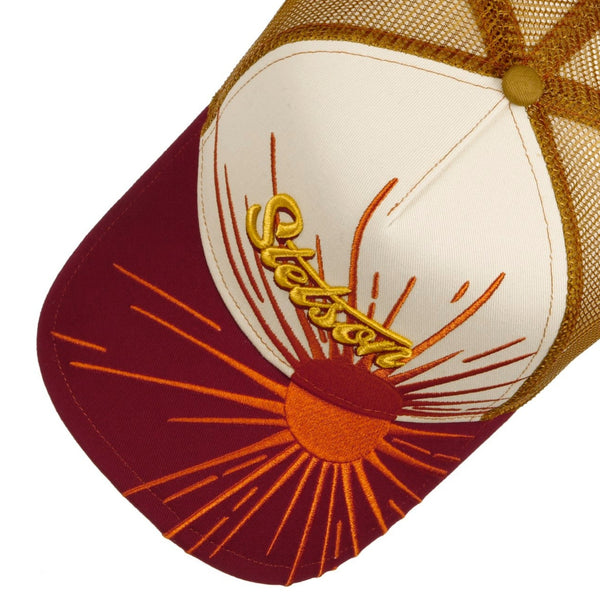 The Hat Shop Stetson Rising Sun Trucker Cap