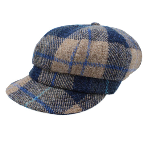 The Hat Shop Harris Tweed Rosalie Bakerboy Cap