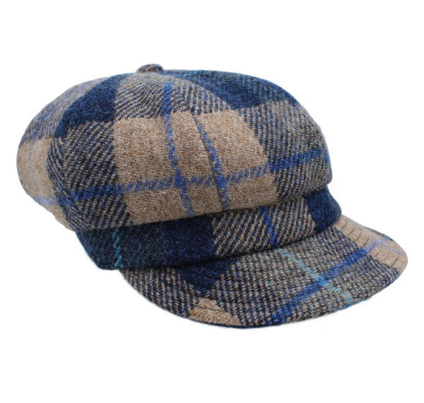 The Hat Shop Rosalie Harris Tweed Bakerboy Cap 