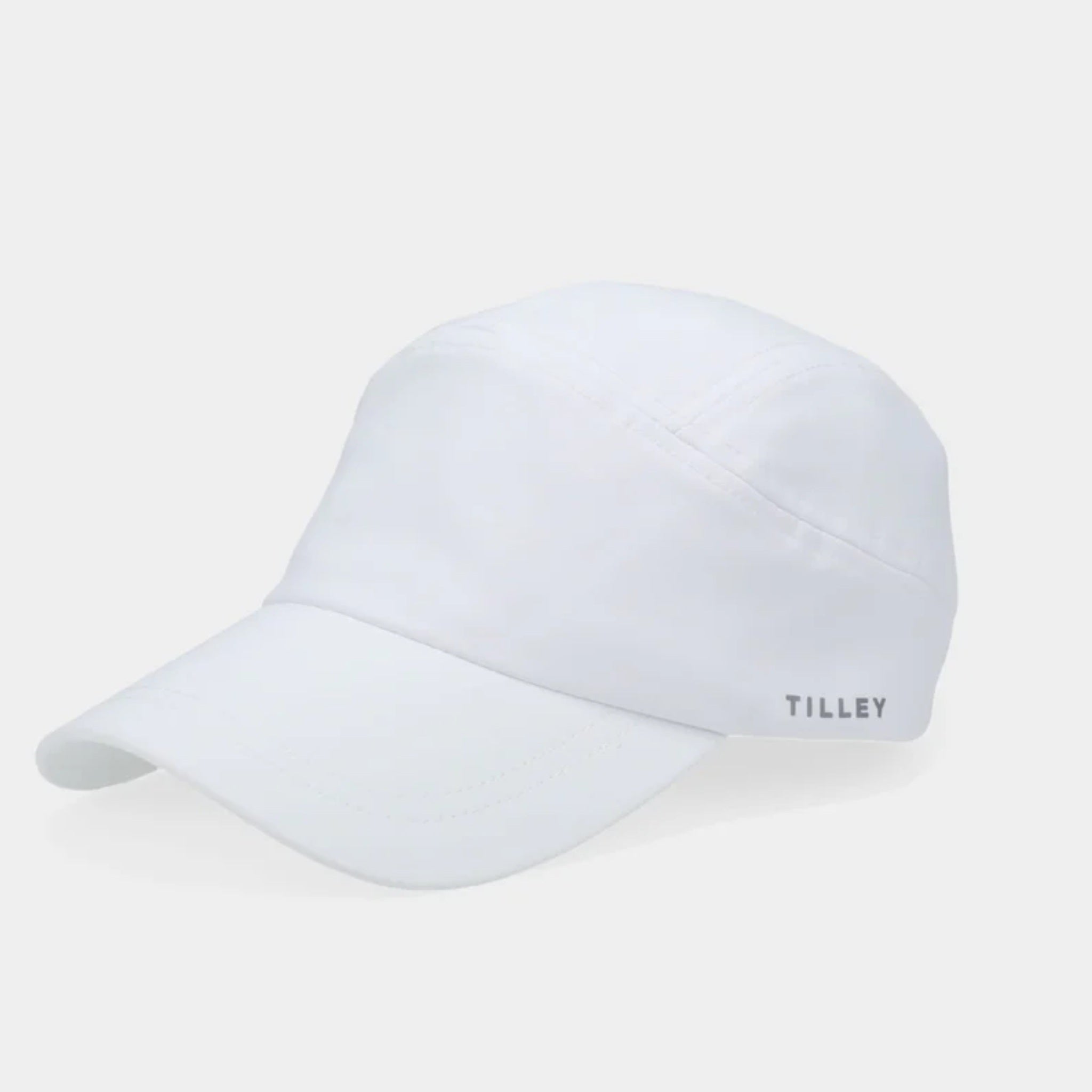 The Hat Shop TIlley Ultra Lightweight Running Cap White Side