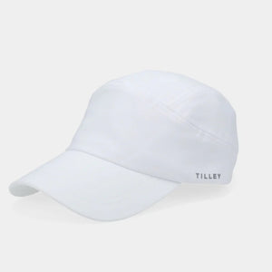 The Hat Shop TIlley Ultra Lightweight Running Cap White Side