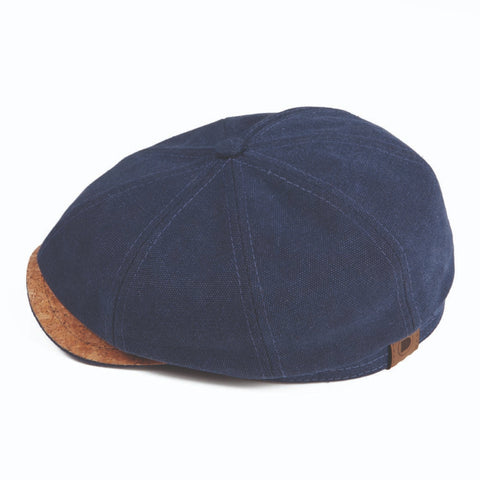 The Hat Shop Dasmarca Cotton Bakerboy Cap 'Indigo'