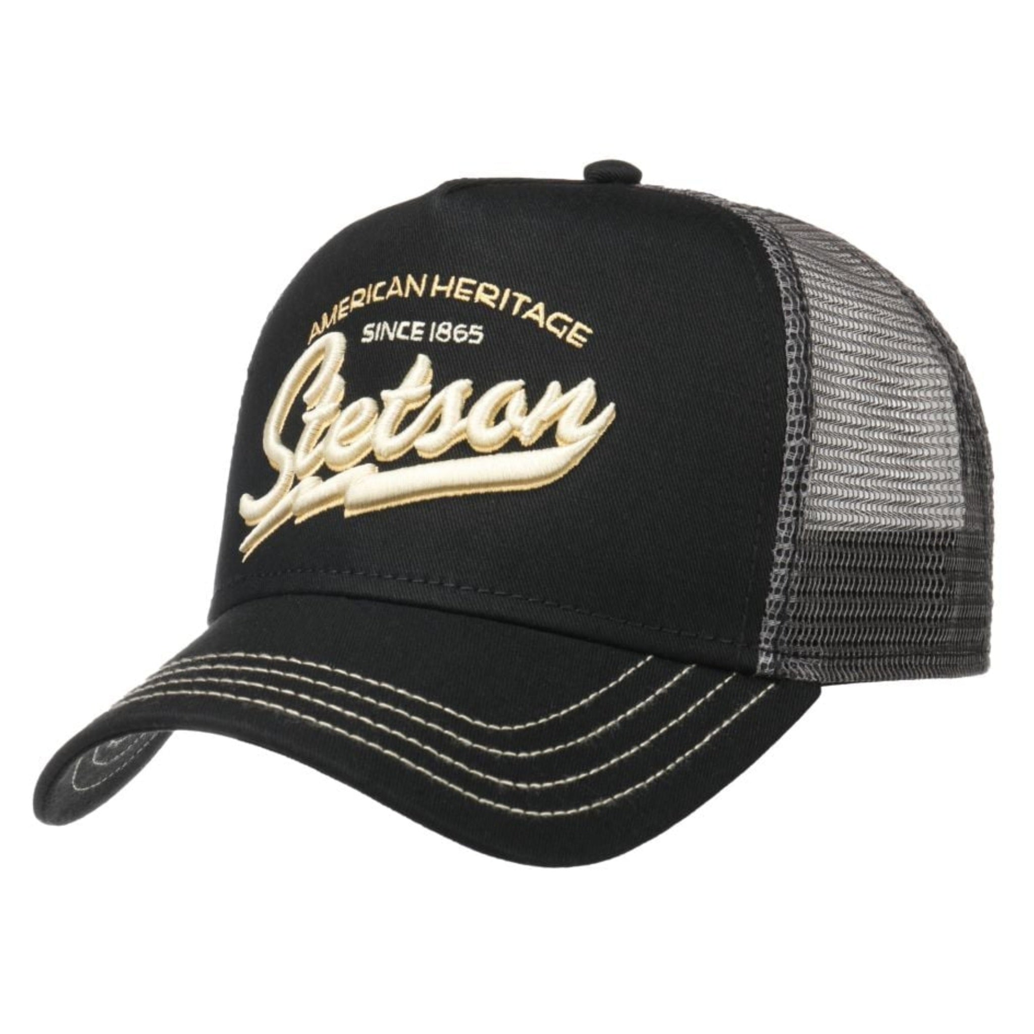 The Hat Shop Stetson Since 1865 Trucker Cap 'Black'