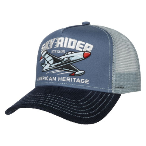 The Hat Shop Stetson Sky Rider Trucker Cap 'Navy' 