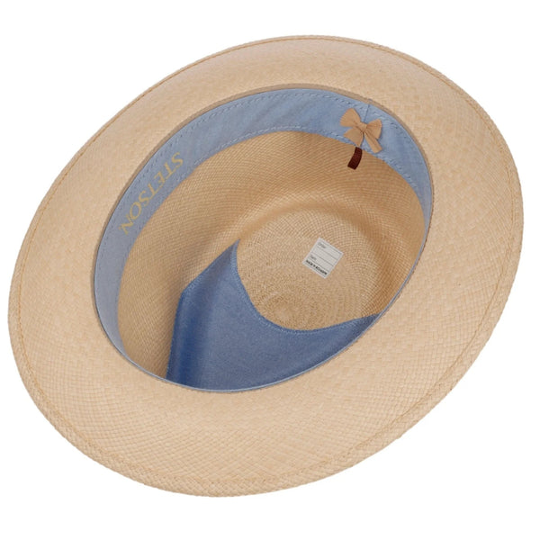 The Hat Shop Stetson Sanvito Player Genuine Handwoven Panama Hat Bottom