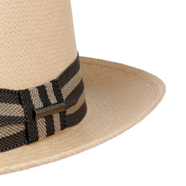 The Hat Shop Stetson Sanvito Player Genuine Handwoven Panama Hat Side