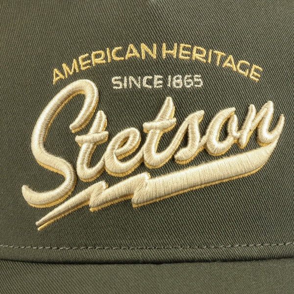 The Hat Shop Stetson Since 1865 Trucker Cap 'Olive'
