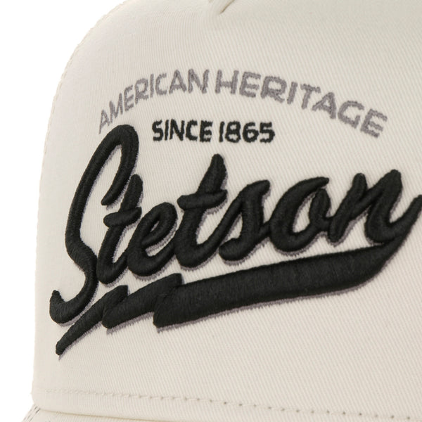 Stetson Since 1865 Trucker Cap 'Cream White'