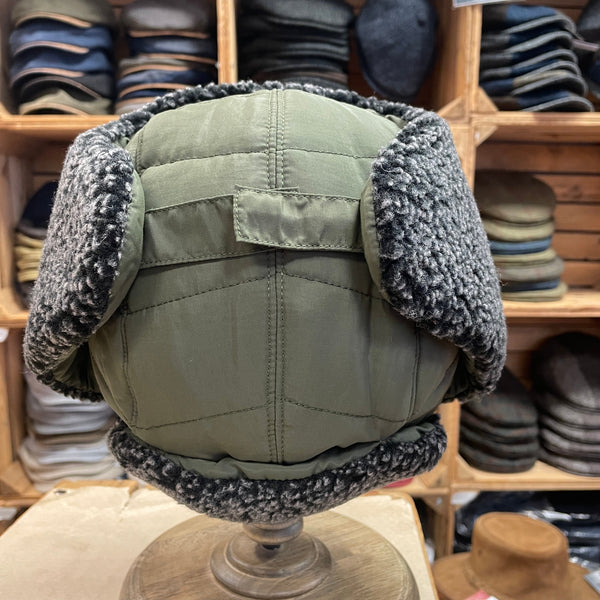 The Hat Shop Failsworth Snowdon Trapper Hat Green Top