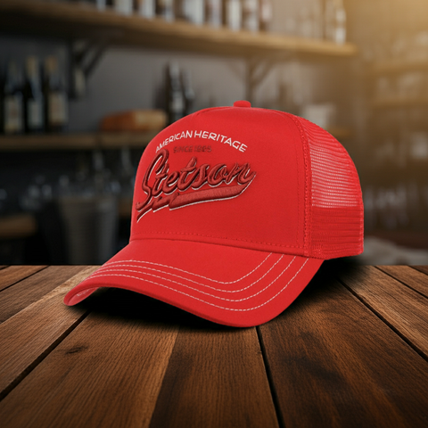 The Hat Shop Since1865 Trucker Cap Red