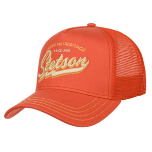 The Hat Shop Stetson Since 1865 Trucker Cap 'Coral'