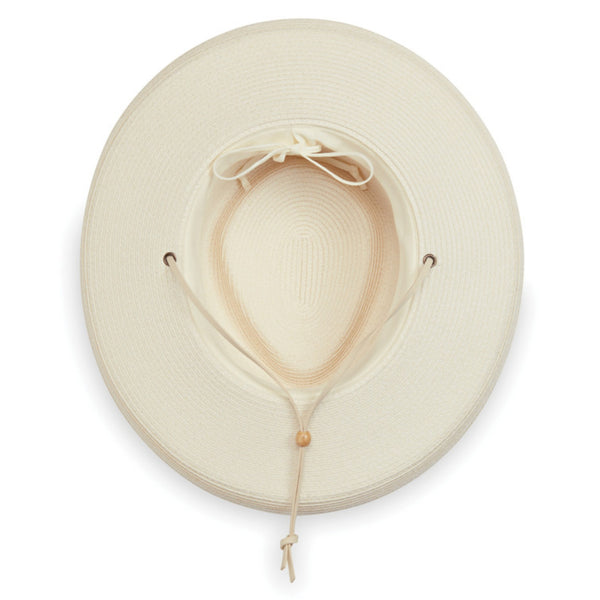 The Hat Shop Wallaroo Stevie Sun Hat Ivory Bottom