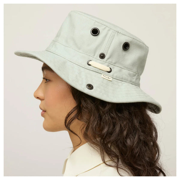 The Hat Shop Tilley T3 Wanderer Hat in Mist Blue