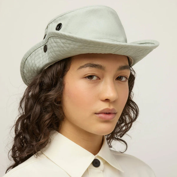 The Hat Shop Tilley T3 Wanderer Hat in Mist Blue