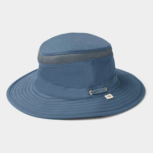 The Hat Shop Tilley T5MO Organic AIRFLO® Sun Hat UPF50+'Blue'