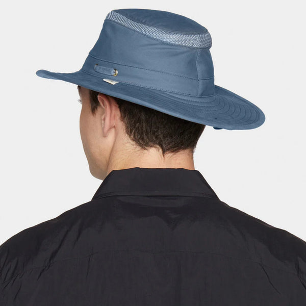 The Hat Shop Tilley T5MO Organic AIRFLO® Sun Hat UPF50+'Blue'