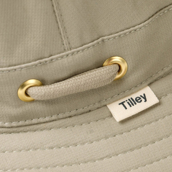 The Hat Shop Tilley T5MO Organic AIRFLO® Sun Hat UPF50+ 'Khaki'