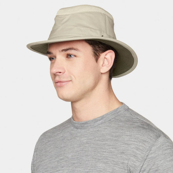 The Hat Shop Tilley T5MO Organic AIRFLO® Sun Hat UPF50+ 'Khaki'