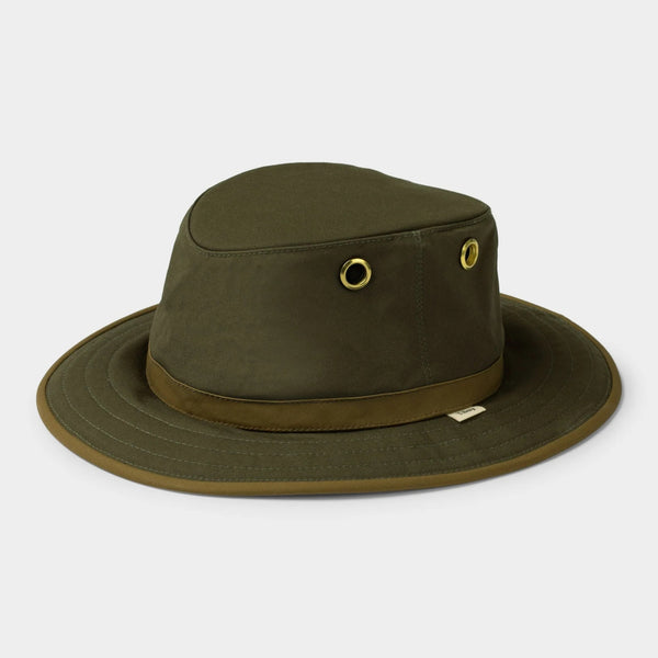 Tilley TWC7 Outback Wax Cotton Hat Green