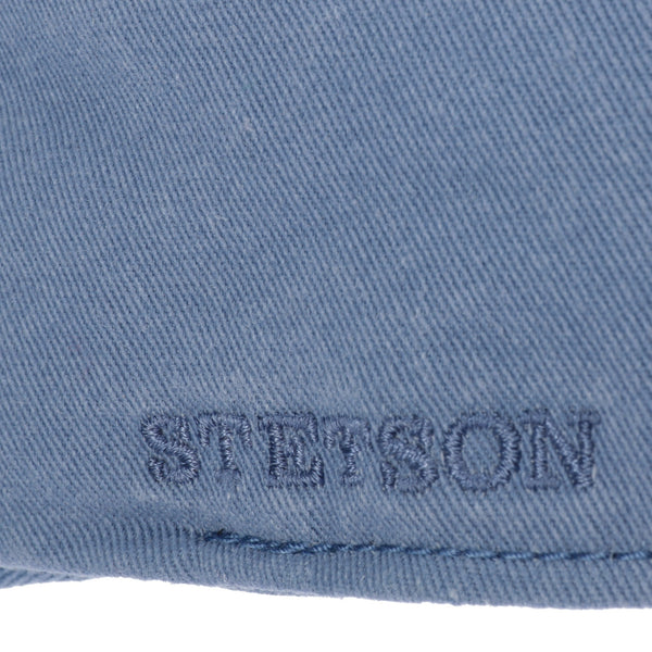 The Hat Shop Stetson Texas Sun Protection Flat Caps 'UPF40+' Light Blue