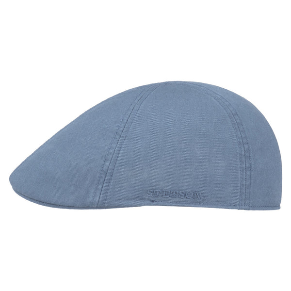 The Hat Shop Stetson Texas Sun Protection Flat Caps 'UPF40+' Light Blue