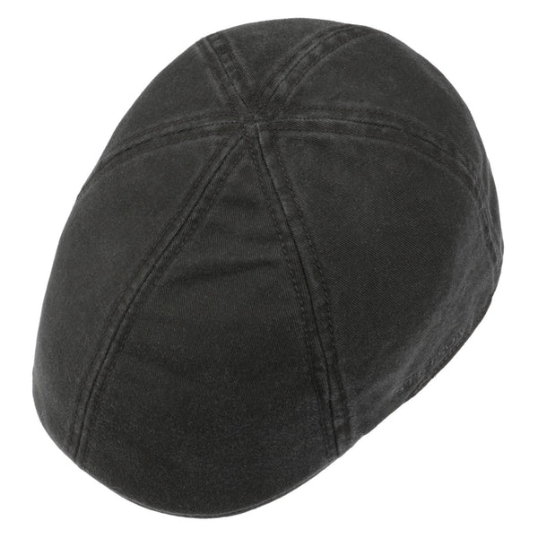 The Hat Shop Stetson Texas Sun Protection Flat Caps 'UPF40+' Black