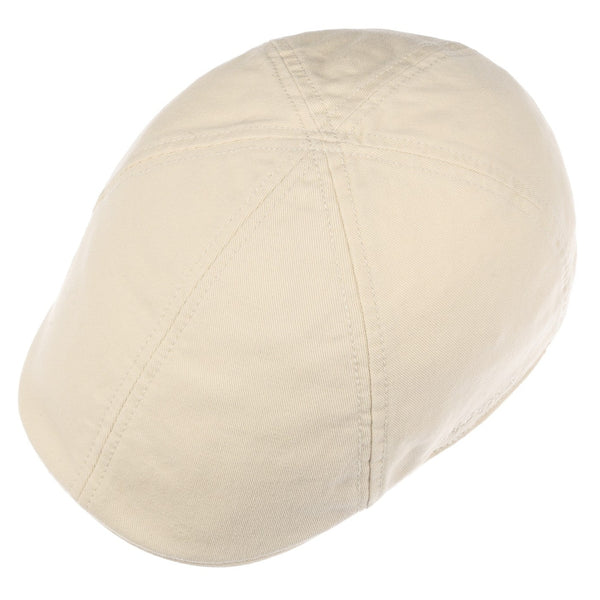The Hat Shop Stetson Texas Sun Protection Flat Cap 'UPF40+' Oatmeal