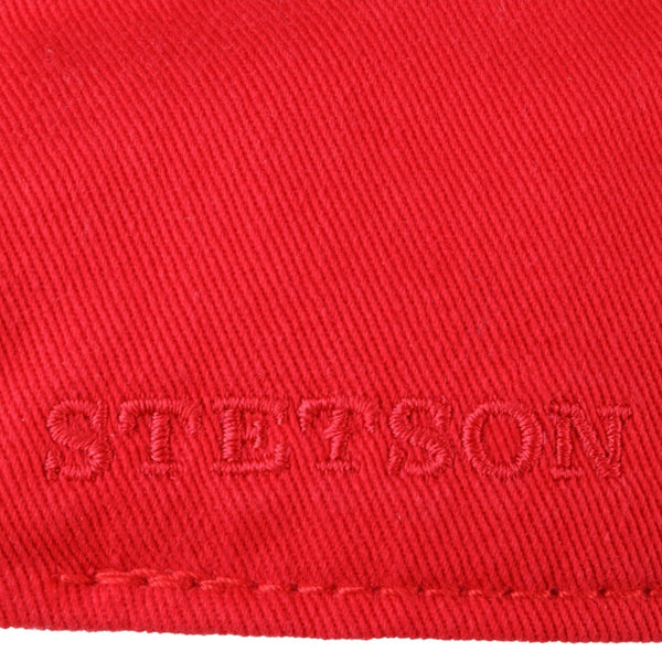 The Hat Shop Stetson Texas Sun Protection Flat Cap 'UPF40+' Red