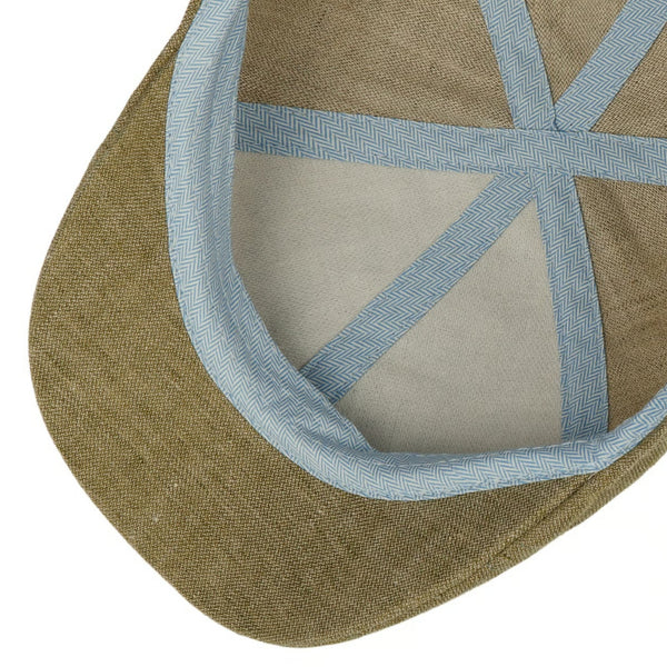 The Hat Shop Stetson Texas Linen Cap Olive