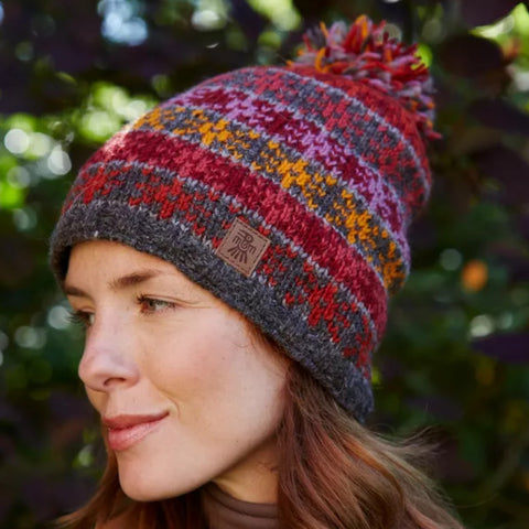 The Hat Shop Pachamama Tintagel Bobble Beanie Hat