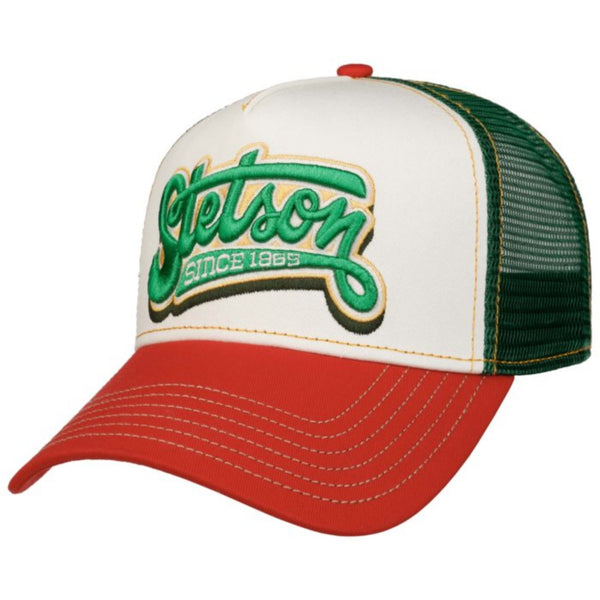The Hat Shop Stetson Trucker Cap Lettering in green
