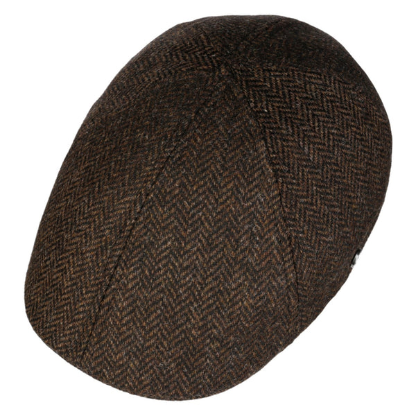 The Hat Shop Lierys Vanderon Wool Duck Bill Cap in Brown