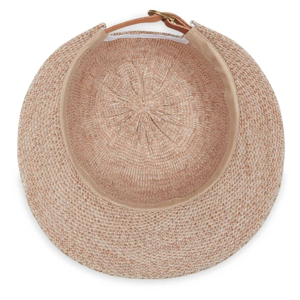 The Hat Shop Wallaroo Victoria Cap in Mixed Camel