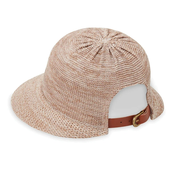The Hat Shop Wallaroo Victoria Cap in Mixed Camel