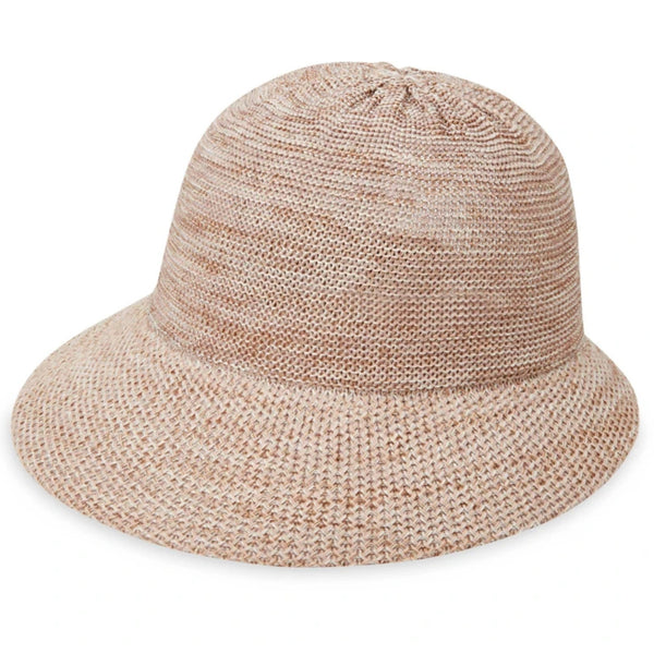 The Hat Shop Wallaroo Victoria Cap in Mixed Camel