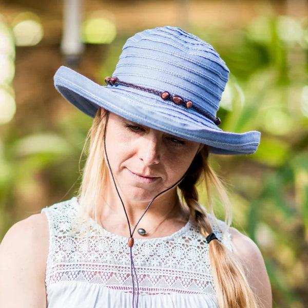 The Hat Shop Sunday Afternoons Vineyard Hat Mist Blue