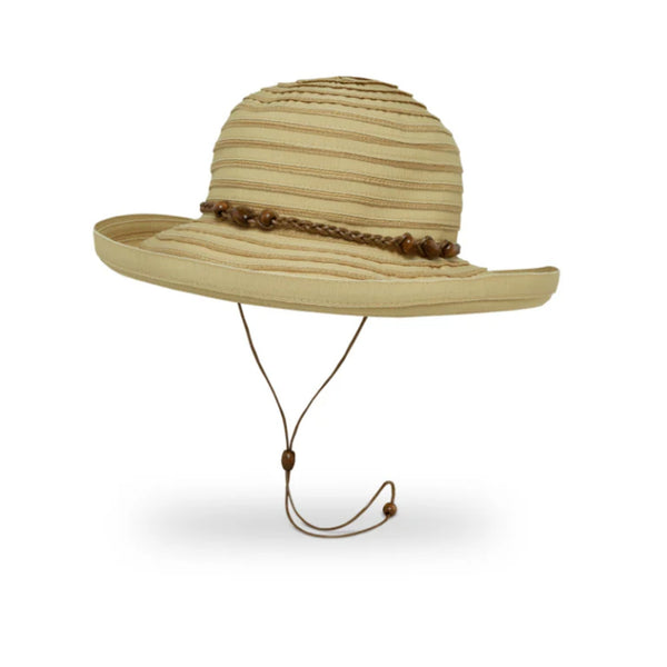 The Hat Shop Sunday Afternoons Vineyard Sun Hat in Brown Rice