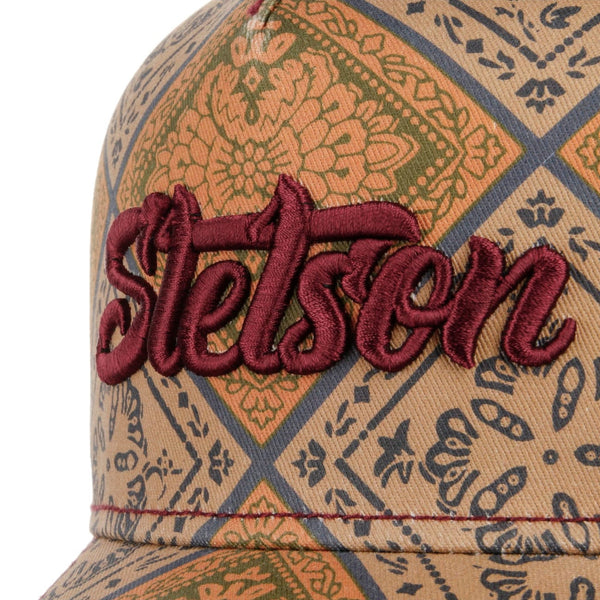 The Hat Shop Stetson Vintage Print Trucker Hat