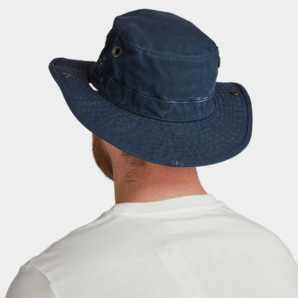 The Hat Shop Tilley T3 Wanderer Sun Hat UPF50+ Dark Navy Lifestyle