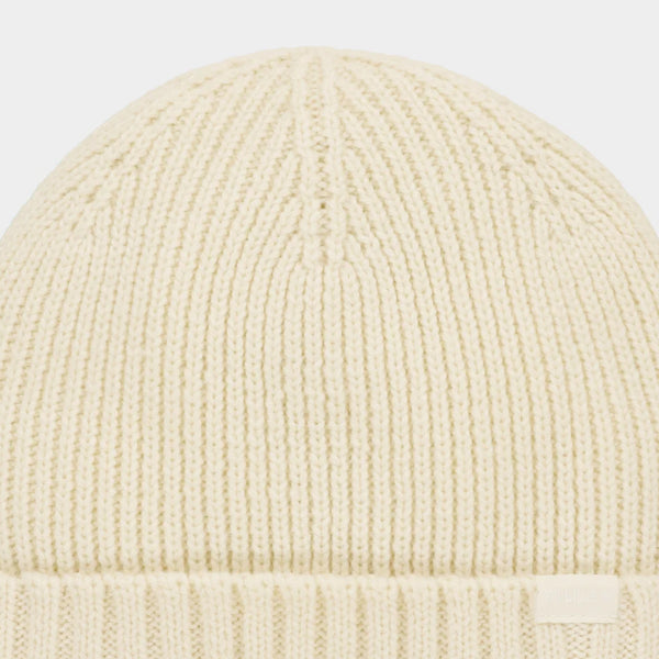 The Hat Shop Tilley Merino Wool Warmth Beanie Hat Cream