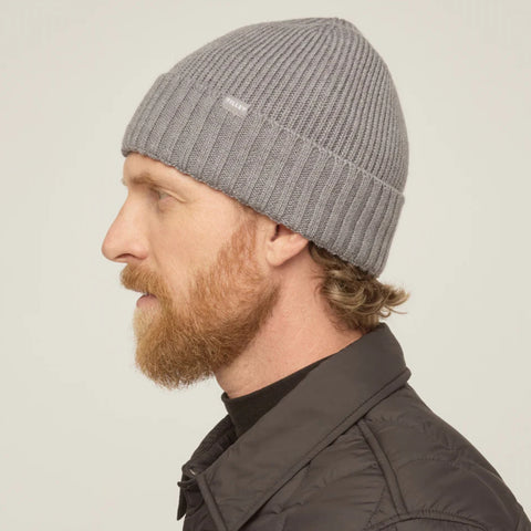 The Hat Shop Tilley Merino Wool Warmth Beanie Hat Grey