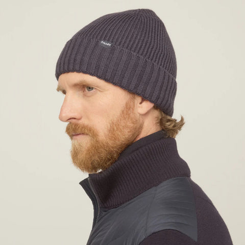The Hat Shop Tilley Warmth Beanie Hat Navy