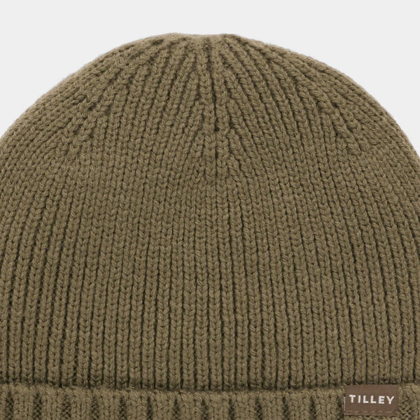 The Hat Shop TIlley Merino Warmth Beanie Hat Olive