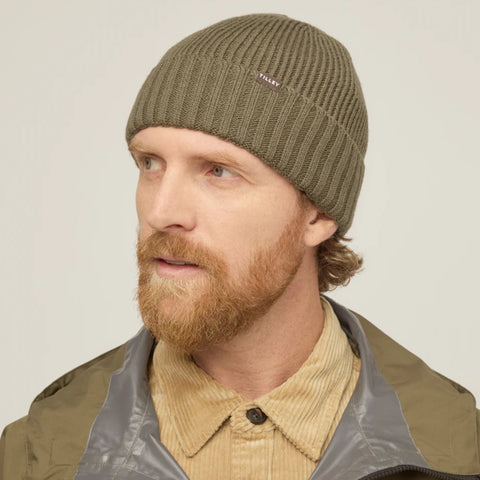 The Hat Shop TIlley Merino Warmth Beanie Hat Olive