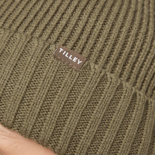 The Hat Shop TIlley Merino Warmth Beanie Hat Olive