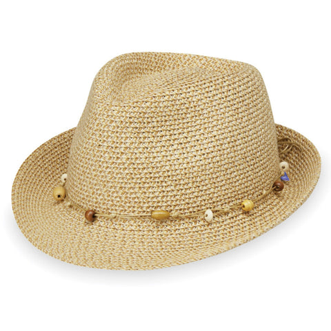 The Hat Shop Wallaroo Waverley Trilby Sun Hat Natural