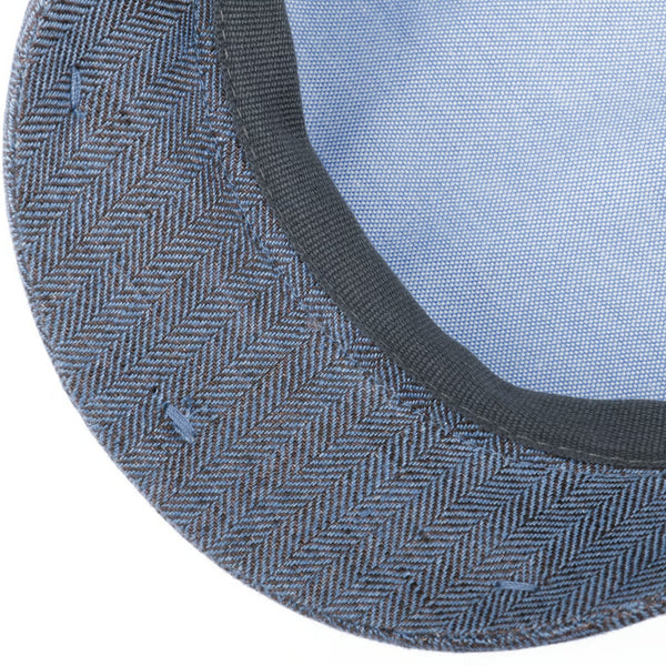 The Hat Shop Stetson Woodfield Linen Cap in Blue