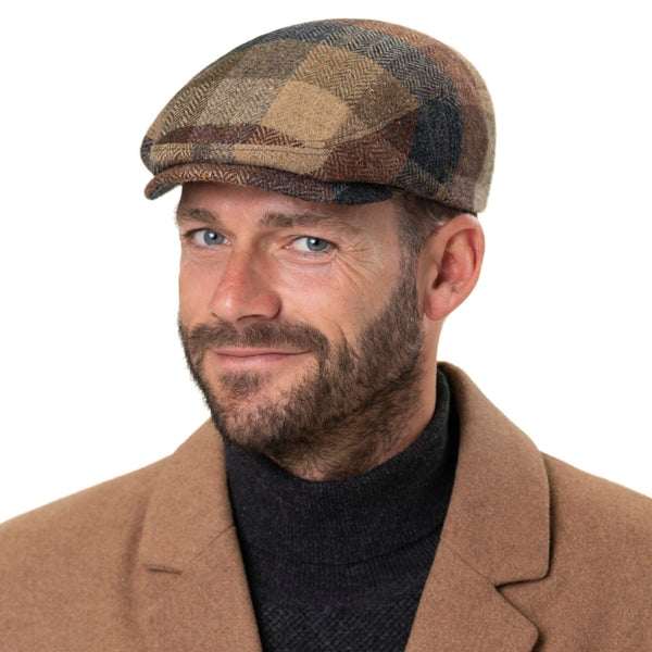 The Hat Shop Lierys Zachery Virgin Wool Flat Cap